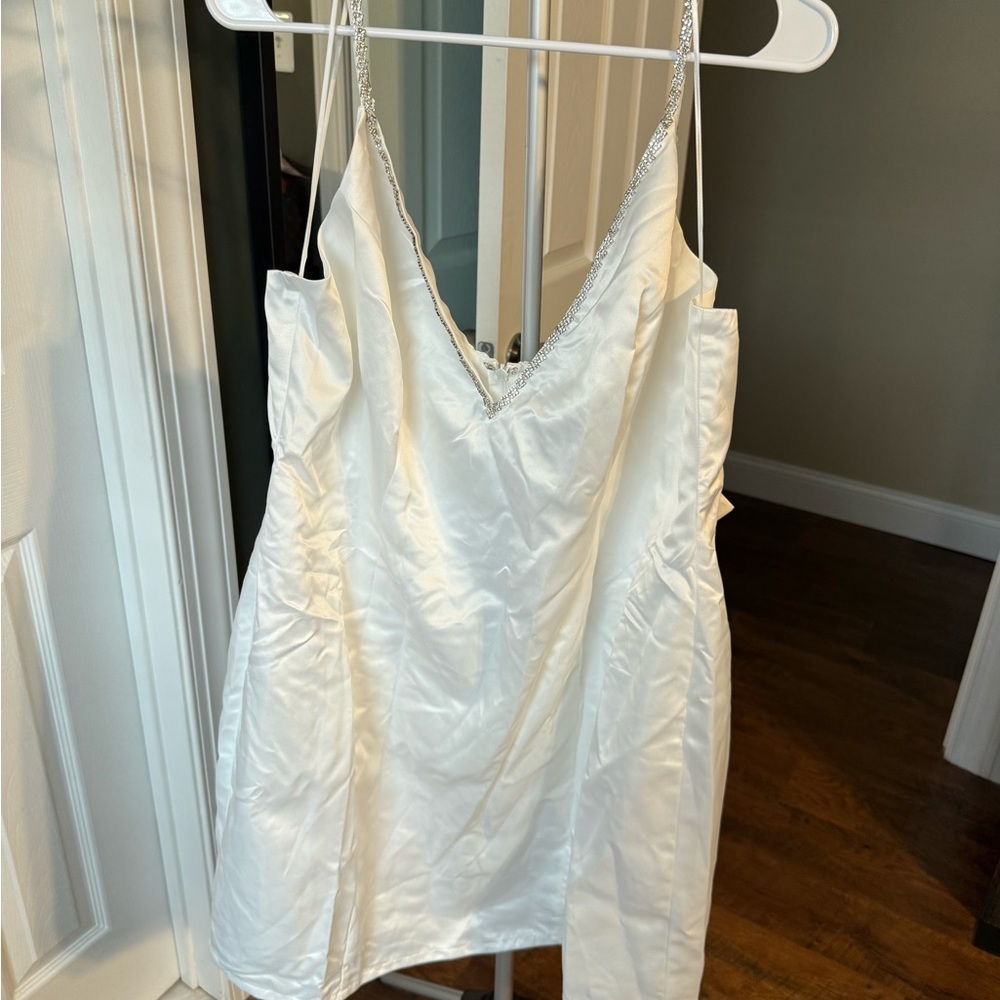 Fashion Nova White Mini Dress